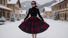 Lindsay Tartan 1950s Vintage