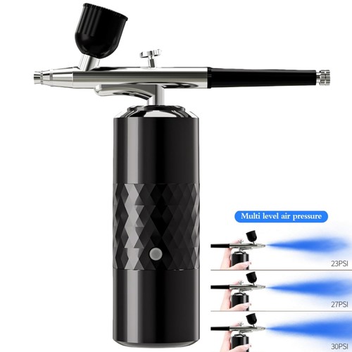 Cordless airbrush kit with - kit,