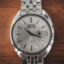 SEIKO 5 ACTUS 7019-7080 VINTAGE OCTOBER 1980 SERVICED JDM 21J AUTOMATIC KANJI