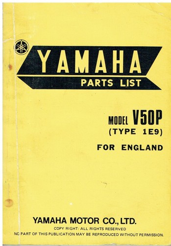 Yamaha v50p spec - yamaha, uk