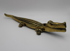 Nutcracker Brass Crocodile Alligator Animal Vintage Retro Curio Gadget Victorian