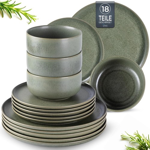 Dinner set for 18 piece - set,