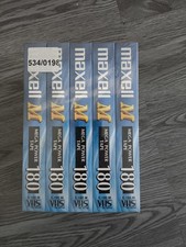 Blank VHS Tapes Bundle Maxell