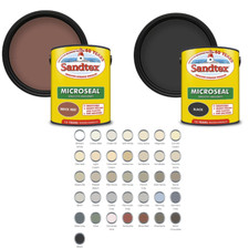 Sandtex Masonry Paint 1L/2.5L/5L -  Smooth Quality Waterproof All Colours