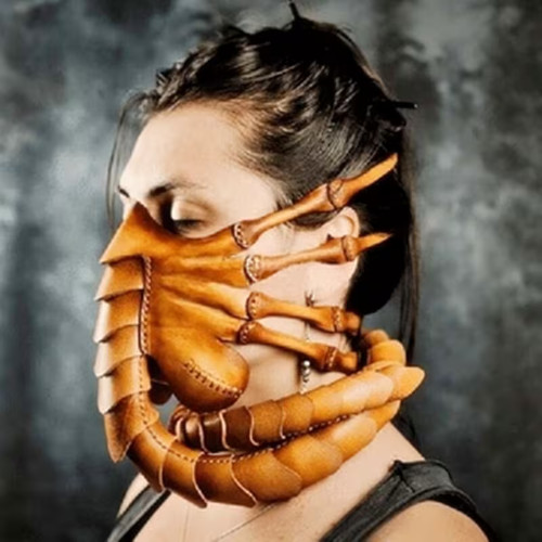 Alien facehugger mask latex - facehugger,