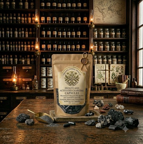 Zeolite activated charcoal - +,