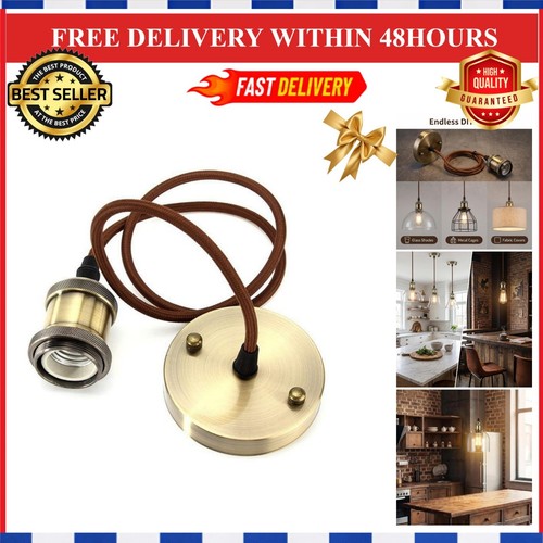 Vintage pendant light - pendant, fitting