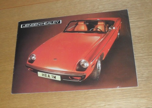 Jensen healey brochure - jensen,
