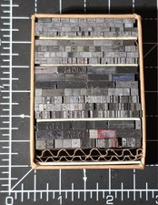 6-8-10-12pt Spacers   Metal letterpress Type # ADANA EIGHT FIVE 8 x 5 User #