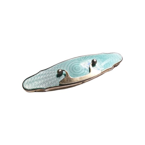 Stunning guilloche enamel mint - guilloche,