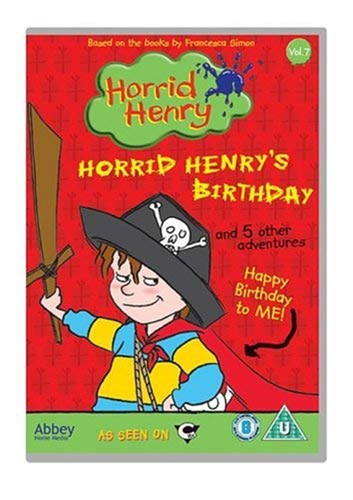 Horrid henry birthday dvd - henry's,