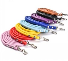 47'' Puppy Pet Traction Rope Walking Leash Training Lead Strap for Dog PU Leash
