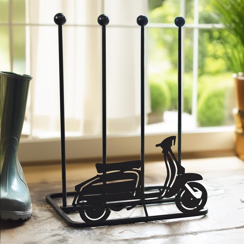 Steel lambretta scooter - steel, boot
