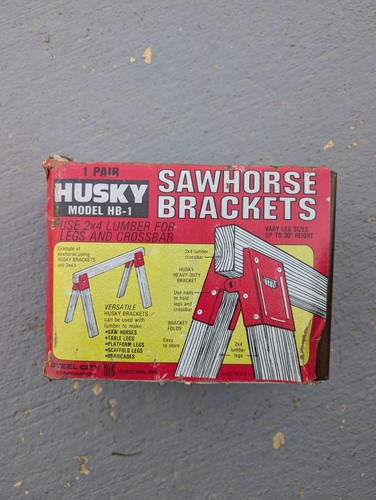 Husky sawhorse brackets 1 - , hb-1