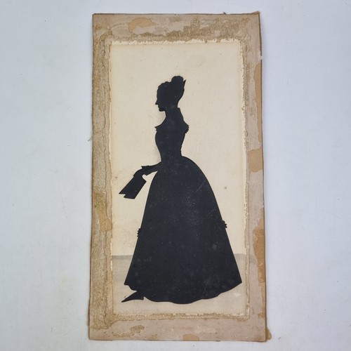 Antique 19thc cut silhouette - 19thc,