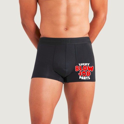 Lucky blow job boxers funny - lucky,