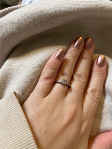Diamond ring 18ct and - diamond,