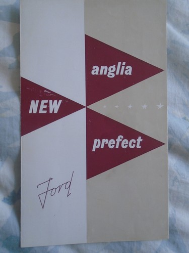 Ford prefect anglia brochure - prefect,