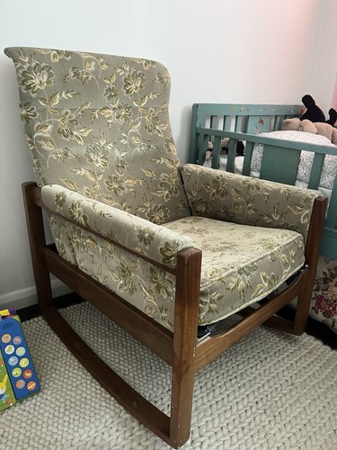 Midcentury teak furpro rocking - furpro,
