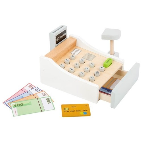 Wooden toy shop - till, &