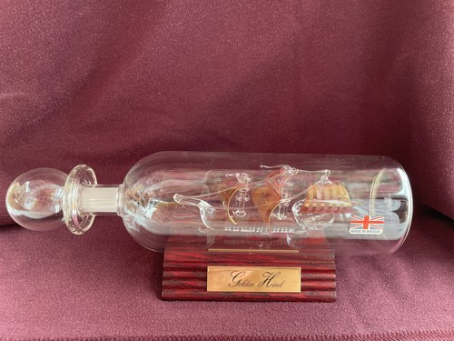 Vintage ship bottle - ship, in