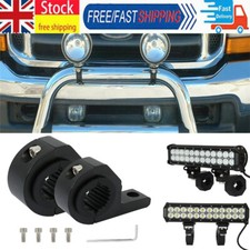 2pcs 25-35mm Bull Bar Mounting Brackets Tube Clamp LED Offroad Spot Light Holder