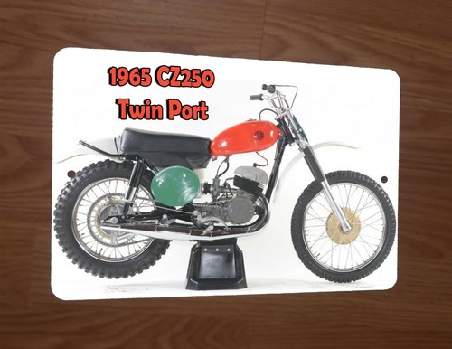 1965 cz250 twin port motocross - 1965,