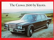 1975-78 TOYOTA CROWN 2600 Sales Brochure - Crown Super Saloon & Custom Estate