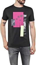 REPLAY Men's Short Sleeve Crew Neck Cotton T-Shirt Black Size Large NEW