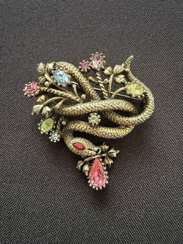 Vintage jewelcraft snake - vintage,