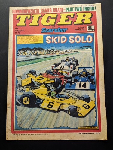 Tiger and scorcher comic 5th - and,