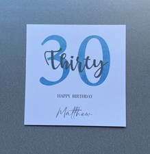 Personalised Birthday Card -
