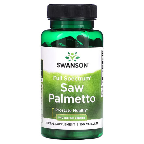 Swanson saw palmetto 540mg 100 - saw,