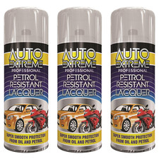3 X 400ML Clear Lacquer Petrol