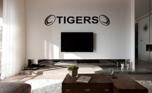 Leicester tigers rugby wall - leicester,