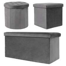 Folding Ottoman Storage Box