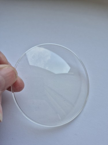 65mm round small plastic clock - 65mm,