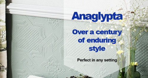 Anaglypta embossed textured - anaglypta,