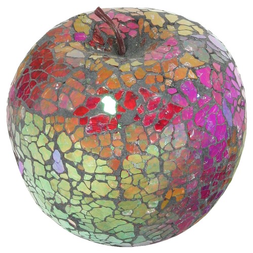 Mosaic glass apples - mosaic,