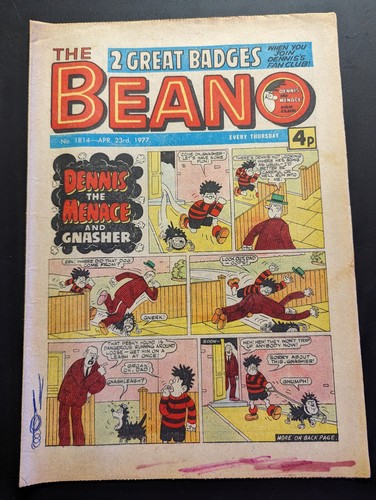 Beano comic 1814 - april, 23rd