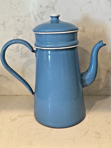 Antique french enamel coffee - french,