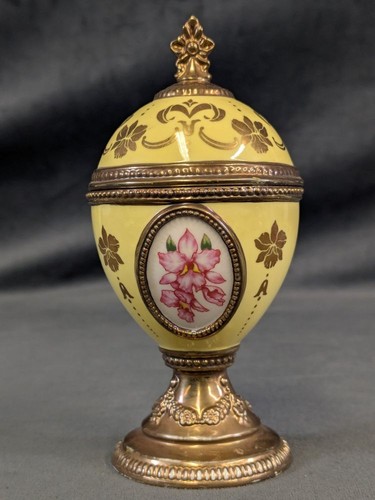 Faberge orchid floral gold - 'orchid', &
