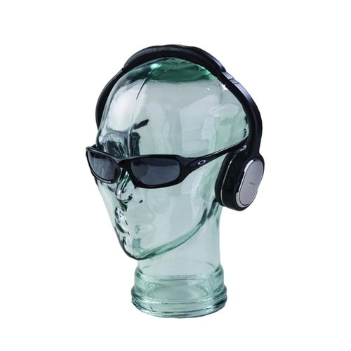 Glass head various - head, colours