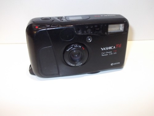 Yashica compact film camera - yashica,