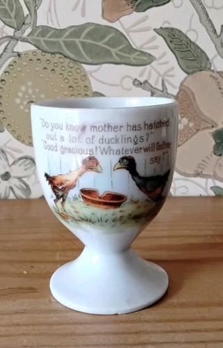 Vintage porcelain white egg - vintage,