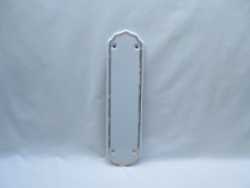 1 vintage white with gold edge ceramic door finger plate
