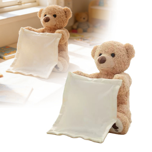 Peek boo teddy - peek-a-boo, plush