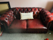Oxblood Chesterfield set | 2