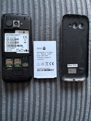 Doro 7010 black inch - 2.8-inch, 4gb