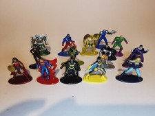 Jada DC Comics Bundle x 14 Nano Metal Die-Cast Figures Superheroes & Villains